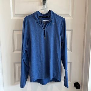 Men’s Nike Dri-Fit Quarter Zip - Small (Blue)